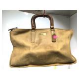 Vintage Suede Coach Handbag. Previously Owned