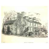Don Crouse Signed LE Print on Paper. Red Fox Inn,