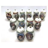MJ Hummel Porcelain Spice Jar Collection