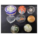 Art Glass Paperweight Collection