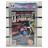 CGC Graded Comic, 7.5 Spectacular Spider- Man