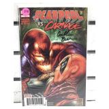 Marvel Deadpool vs Carnage signed & numbered