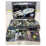 Star Trek Action Figures and USS Enterprise Model