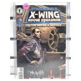 Star Wars X-Wing Rogue Squadron comic signed by