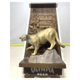 Vintage Olympia Beer 3D Wildlife Advertising Beer