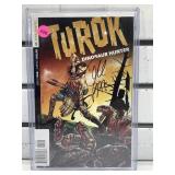 Dynamite Turok Dinasour hunter signed comic