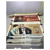 Camel Advertising Posters. Rolled