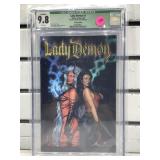 CGC Graded Comic. 9.8 Signed Lady Demon #1