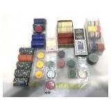 Vintage Gambling Chips, Some Casino Branded and