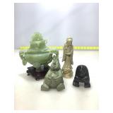 Stone Carved Figures. Dragon Incense Burner is