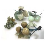 Jade Fruit Sculptures