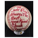 Chuck Tanner autograph baseball