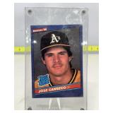 1986 donruss jose canseco rookie