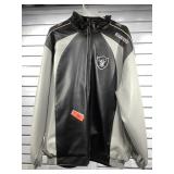 New oakland raiders jacket size large