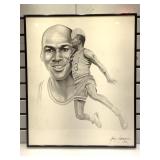 Michael Jordan framed picture