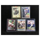 5 Greg maddux Autographed cards