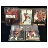 5 card Michael jordan lot