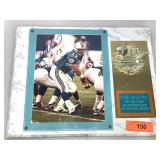 Dan marino autographed plaque with coa