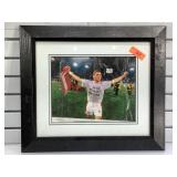 Framed soccer picture