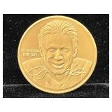 Joe Montana bronze coin