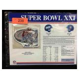 Super bowl 21&22 patches