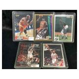 5 card Michael jordan lot