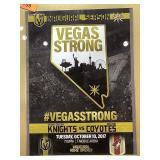 Vegas strong golden knights framed picture