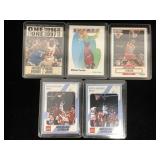 5 card Michael jordan lot