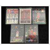 5 card Michael jordan lot