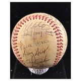 Vintage Chicago Cubs autographed baseball with