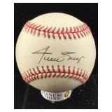 Willie mays autographed baseball