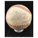 Hank aaron autographed baseball