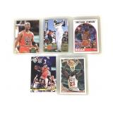 5 card Michael jordan lot