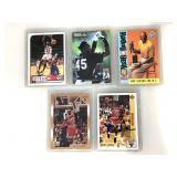 5 card Michael jordan lot