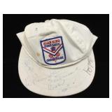 Caesars palace tennis pro autographed hat