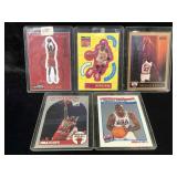 5 card Michael jordan lot