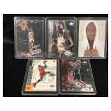 5 card Michael jordan lot