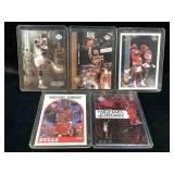 5 card Michael jordan lot