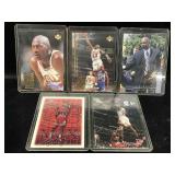 5 card Michael jordan lot