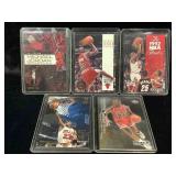 5 card Michael jordan lot