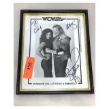 Diamond dallas page wcw autographed picture