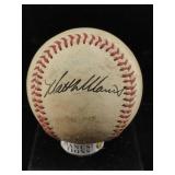 Matt Williams autographed baseball with wear to