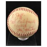 Jay Johnstone autograph baseball