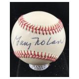 Gary nolan autographed baseball