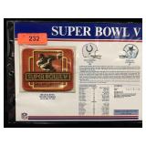 Super bowl 5 & 6 patches