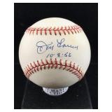 Don larsen autographed baseball