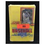 1990 score sealed wax box