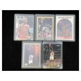 5 card Michael jordan lot