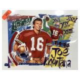 Joe Montana autographed Lithograph