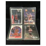 4 card Michael jordan lot